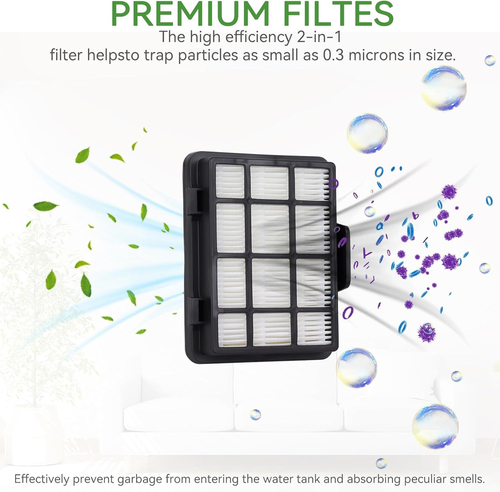 Replacement HEPA Filter Compatible with EUREKA NEN180 Bagless Canister Vacuum Cl - Picture 4 of 12
