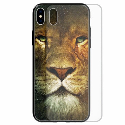 For Huawei Phone Series - Lion Theme Tempered Glass Back Cover Phone Cover #1 - Picture 2 of 13
