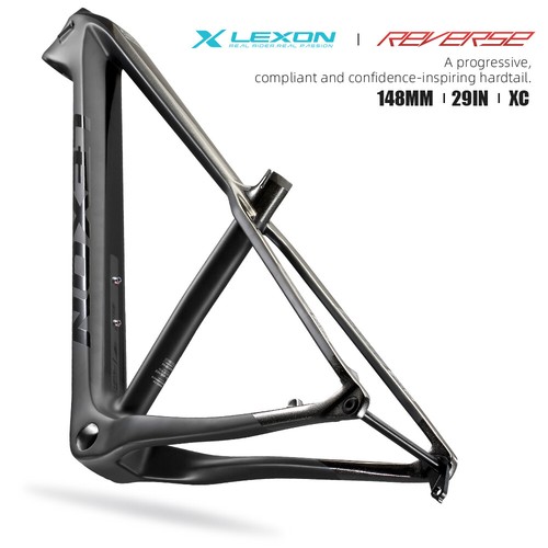 Carbon Fiber 29 in Mountain Bike Frame Boost 148mm 142mm BSA68 Disc Brake Frame - Picture 3 of 16