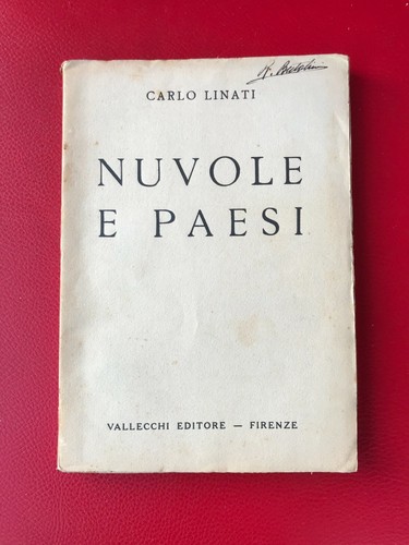 Linati Carlo “Nuvole e paesi” – Vallecchi, 1919  - Foto 1 di 4