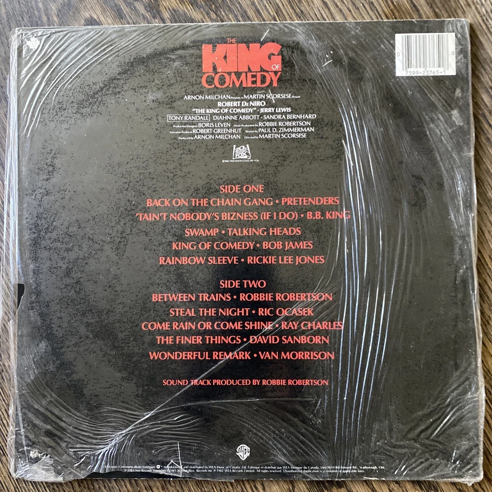 King Of Comedy original Soundtrack Orig Record VG - Image 2 of 4