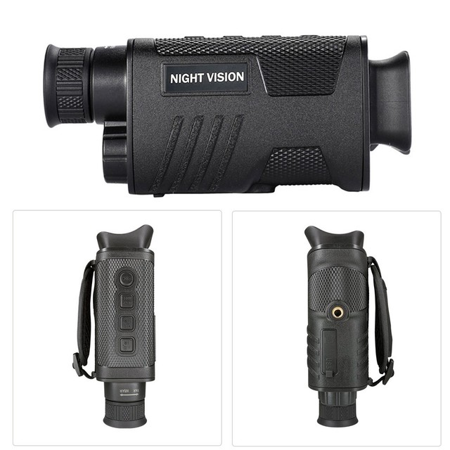 Monocular Hunting Telescope Black DC 5V/2A LG64 Multi Purpose Portable YV10219 Monocular Hunting Telescope Black DC 5V/2A LG64 Multi Purpose Portable YV10219