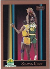 1990-91 SkyBox #268 Shawn Kemp RC Seattle Supersonics (80 of them)