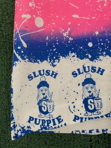 VTG 80’s Slush Puppie Slushie All Over Print Single Stitch T-Shirt Girls Small - Picture 4 of 9