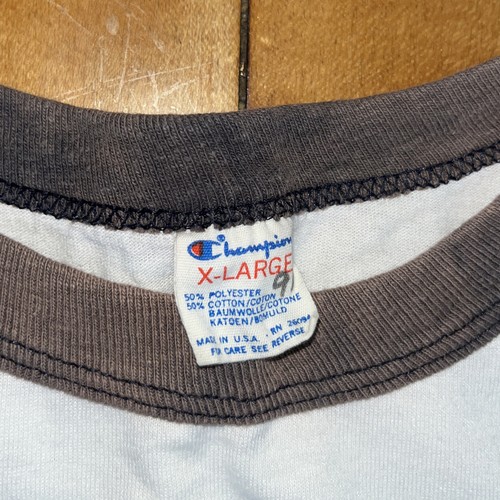 vtg champion track shirt XL 1980s t-shirt  - Picture 2 of 3