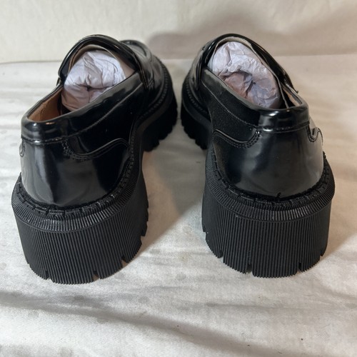 Grobe Retro Halbschuhe Damen 5,5 schwarz - Bild 11 von 12