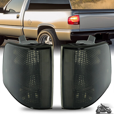 Smoke Tail Lights Brake Lamp DOT For GMC Sonoma/Chevy S10/Isuzu Hombre 1994-2004