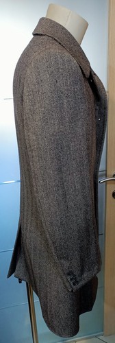 CAPPOTTO UOMO D'AVENZA TG 37R ITA 46 GRIGIO SARTORIALE stile caraceni attolini - Picture 3 of 10