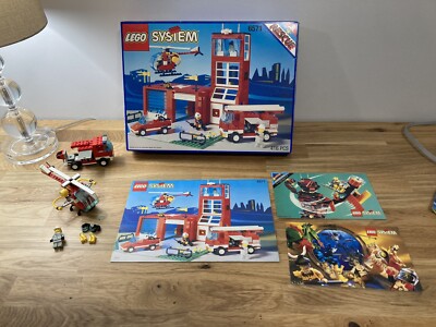 LEGO Town: Flame Fighters (6571) Box and Instructions Packins