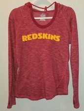 Washington Redskins Hoodie Womens Small Majestic Fan Fashion