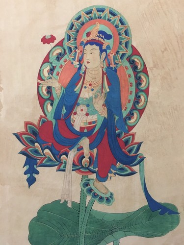 Squisita brochure, ritratto del Dun Huangshi di Zhang Daqian. - Foto 8 di 9