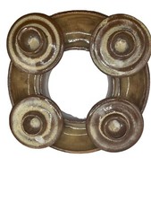 Vintage 60s Italian Candle Centerpiece Mid-Century Modern Ceramic Art MCM Atomic