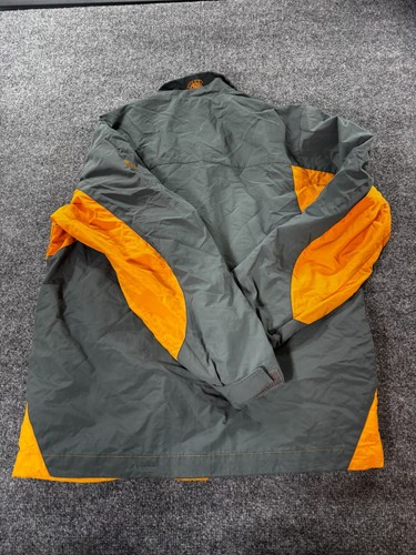 Timberland Jacket Mens M Yellow Pockets Lined Mock Neck Full Zip Parka Jacket - Picture 6 of 8