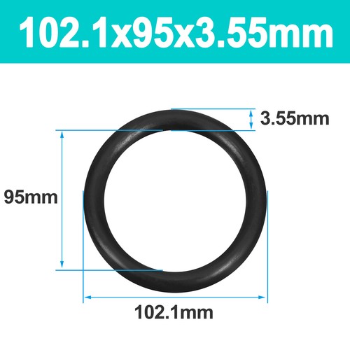 3.55mm Cross Section O-Rings NBR Nitrile Rubber 12 -412mm OD Oil Resistant Seals - Picture 93 of 171