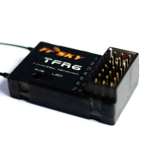FrSky TFR6 7CH Receiver Compatible with Futaba FASST 2.4G Air System Transmitter - Picture 5 of 5