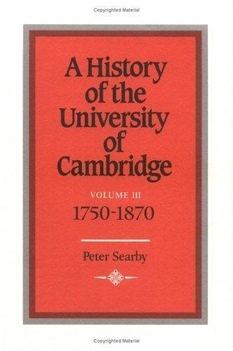A History University Cambridge Volume 3 1750–1870 by Peter Searby 9780521350600 - Foto 1 di 1