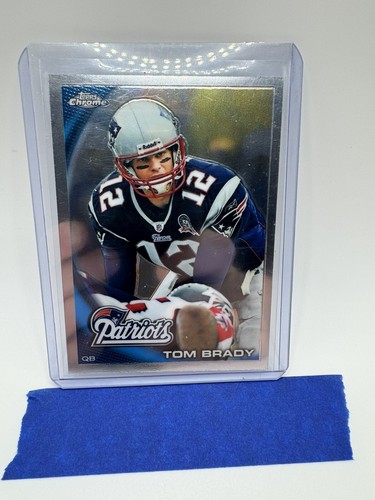 Scheda calcio 2010 Topps Chrome #C80 Tom Brady New England Patriots - Foto 1 di 6