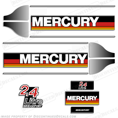 Fits Mercury 1986-1995 2.4 Litre Bridgeport Decals - Bild 1 von 1