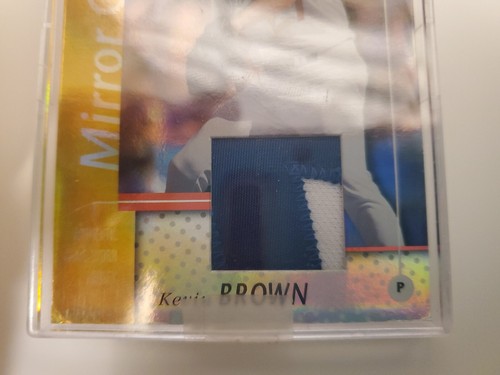 Kevin Brown 2002 Leaf Certified Mirror Gold #21 GU Jersey 17/25 NY LA Dodgers - Picture 4 of 4