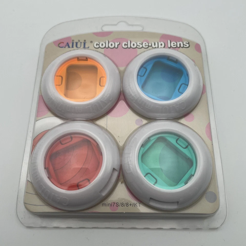 NUEVO INSTAX FUJI 4 Colores Primer Plano Lente Filtro Kit para Mini 7S/8/8+/KT NUEVO EN PAQUETE Foto 3 de 4