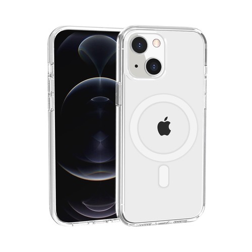 For iPhone 15 Pro Max Case Magnetic Circle 3mm Translucent + 2 Screen Protectors - Picture 2 of 6
