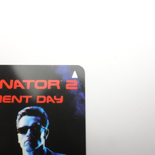 Tarjeta telefónica japonesa Terminator 2: Judgment Day Arnold Schwarzenegger 1991 - Imagen 5 de 6