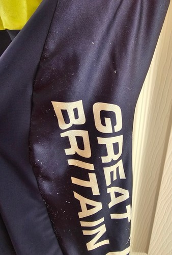 GREAT BRITAIN CYCLING SKINSUIT SHORT SLEEVE SIZE LARGE GREAT USED CONDITION - Picture 7 of 10