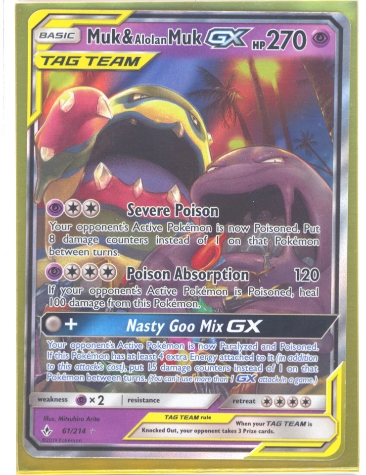 Muk & Alolan Muk GX 61/214 Sm-Unbroken Bonds
