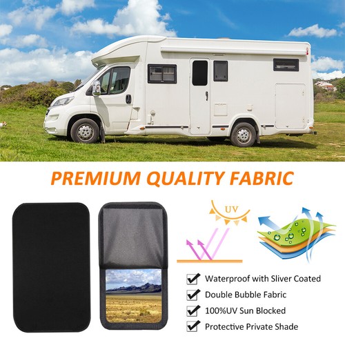 16*25in RV Door Window Shade Cover Car Windshield Shower Blackout Sunshade Cover - Imagen 19 de 24