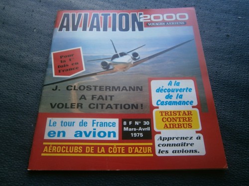 Revue Aviation 2000 Nr. 30 J. Closterman / Segelflugzeug variable Geometrie / Tristar Airbus - Bild 1 von 2