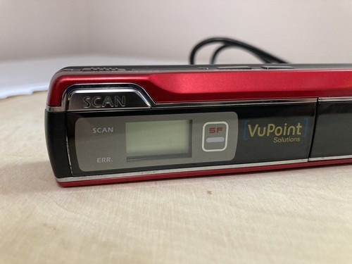 VuPoint Magic Wand Jr. Portable Scanner Black/Red Complete w/ Cord, Manual, Card - Picture 3 of 11