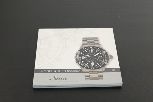 Sinn 857 Black Dial 43mm Automatic Men's Watch w/box Used - Picture 10 of 11