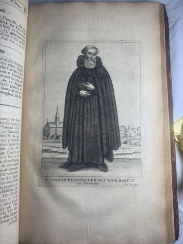 Monasticon Anglicanum Illustrated 1693 All 3 Volumes in 1, In Good Condition - Picture 13 of 21