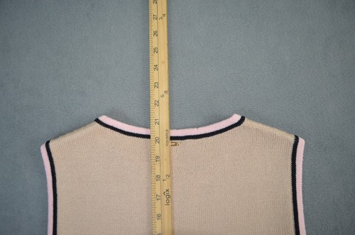 St John Sport Marie Gray Sleeveless Santana Knit Top Small Sleeveless Wool/Rayon - Imagen 7 de 9