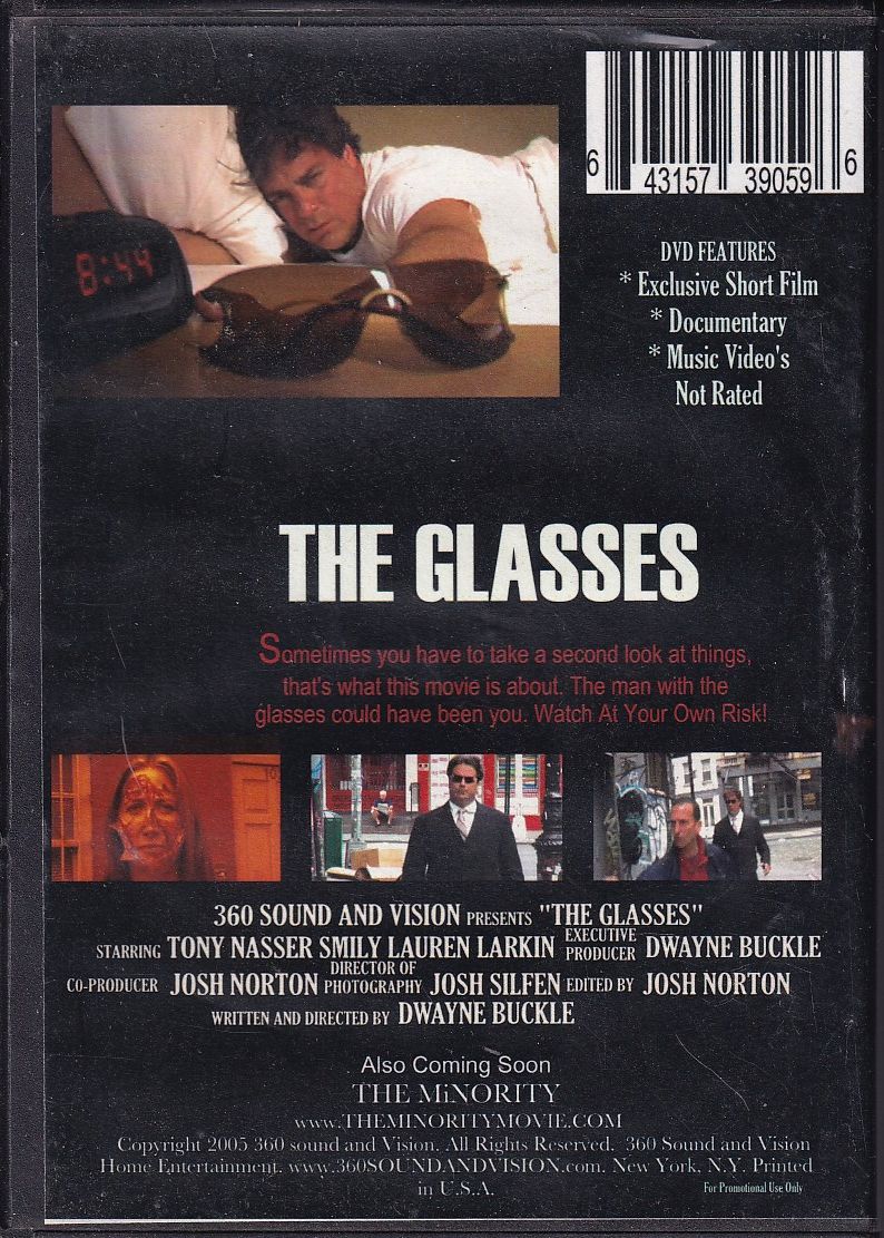 The Glasses 360 Sound and Vision Dwayne Buckle Tony Nasser