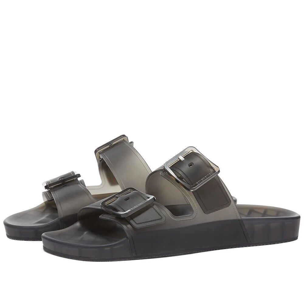 Balenciaga Mallorca Sandals Black Transparent Rubber Buckle Balenciaga Mallorca Sandals Black Transparent Rubber Buckle