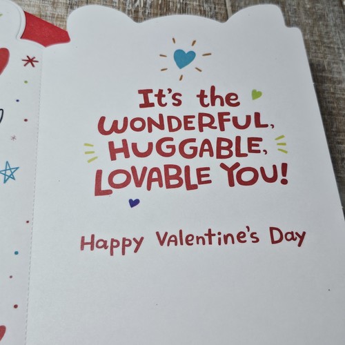 Tarjeta de San Valentín 6x8 Corazón de Perro Maravilloso Abrazable Rojo Americano Saludos - Imagen 7 de 8