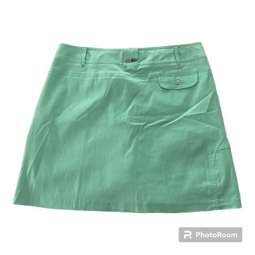 Jamie Sadock Skirt Womens 12 Green Skort Shorts Golf Tennis Active Athletic NWT - Picture 2 of 10
