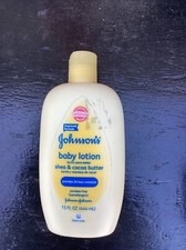 Johnson's Shea  Cocoa Butter Baby Lotion 15 oz Soothes and Relieves Dry Skin