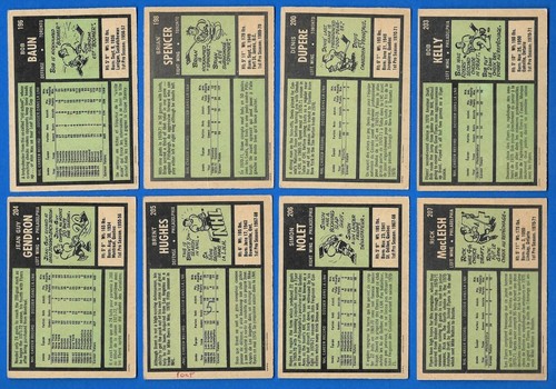 1971-72 OPC O PEE CHEE HOCKEY CARD + ERROR VARIATION 133-264 & BOOKLET SEE LIST - Picture 252 of 472