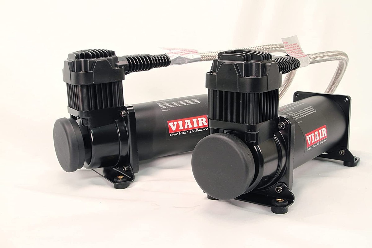 Viair 44442 Dual Stealth Black 444C High-Performance Air