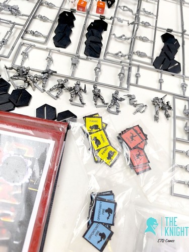Combat Zone Board Game 1994 by MM4 Miniatures - bundle On Sprue with extras - Picture 9 of 20