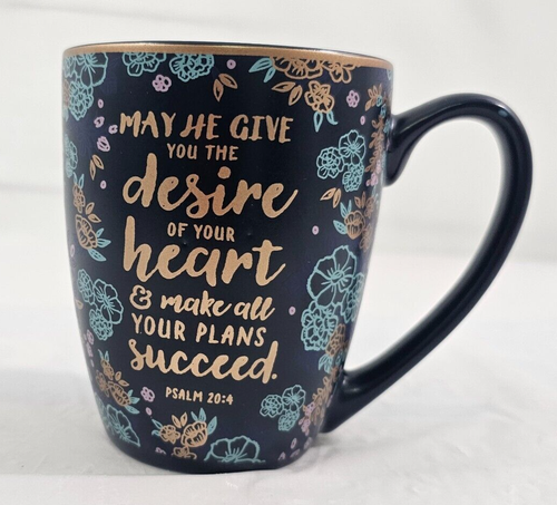 Christian Art Gifts May He Give You The Desire of Your Heart Ceramic Cup Mug - Picture 15 of 17