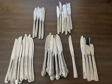 Stainless Steal Silverware Flatware Misc 64 Pieces Lot Various Styles 6lb