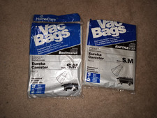 (2) Pkgs of 2 =4 HomeCare Eureka Style S & M Canister Vacuum Cleaner Bag No. 13