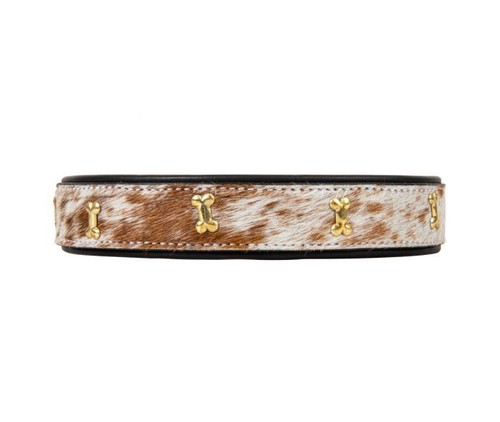 Myra Hair on Hide Chissum DOG COLLAR - Picture 10 of 11