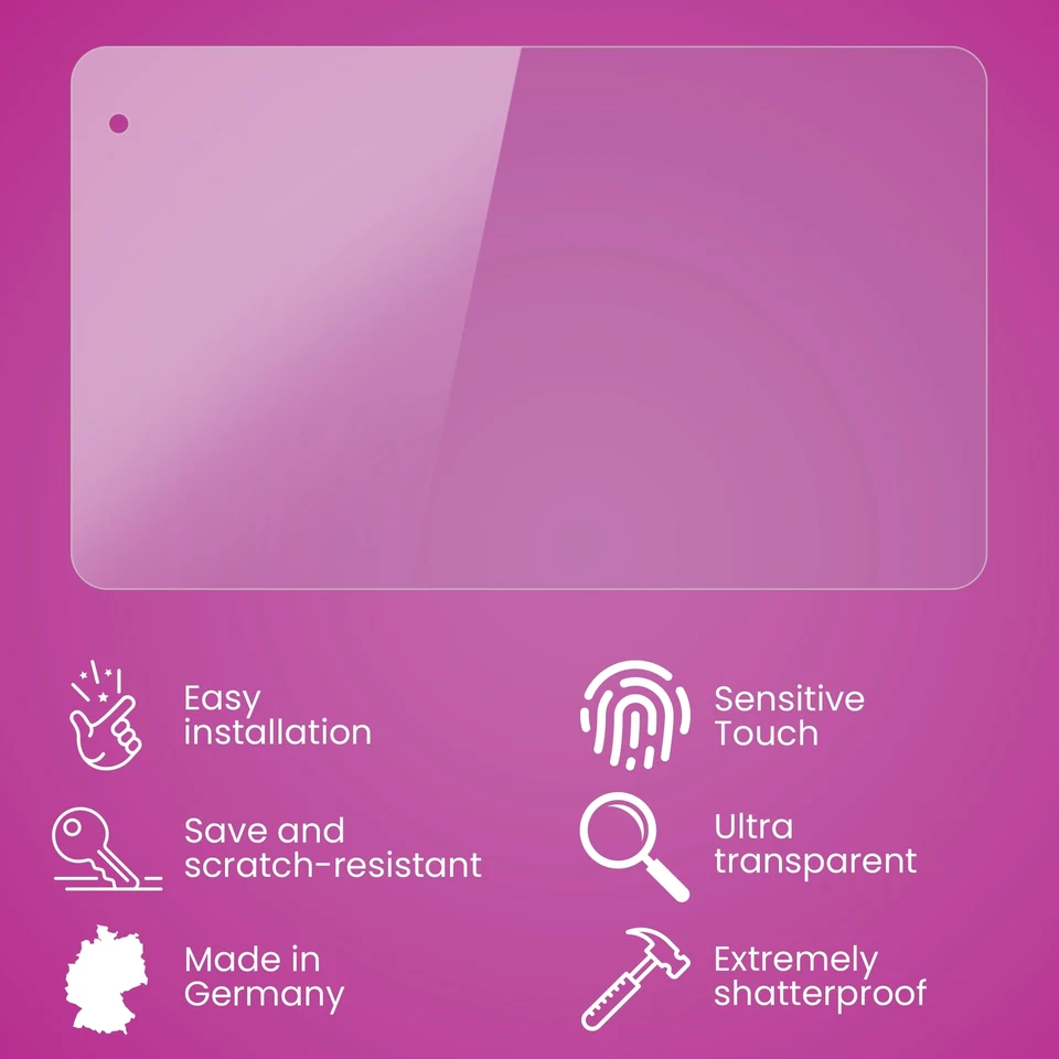 atFoliX Glass Protector for Dell Venue 8 Pro 5000 9H Hybrid-Glass - Image 3 of 4