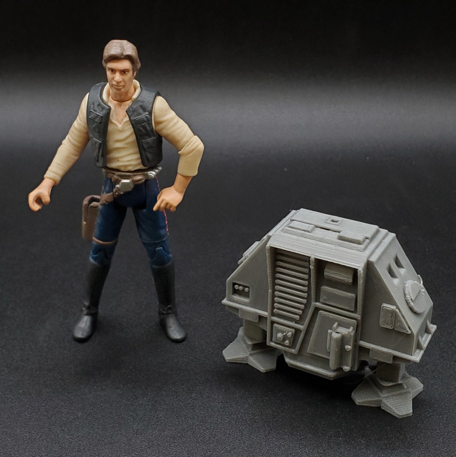 CUSTOM SILENT RUNNING ROBOT 3.75" 1:18 FIGURE DIORAMA DISPLAY STAR WARS (F22)