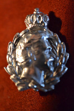 Trachten Ansteck Nadel König Ludwig II v.Bayern 925er Silber