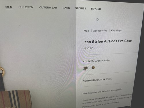 Burberry AirPods Pro Case - Photo 7 sur 7